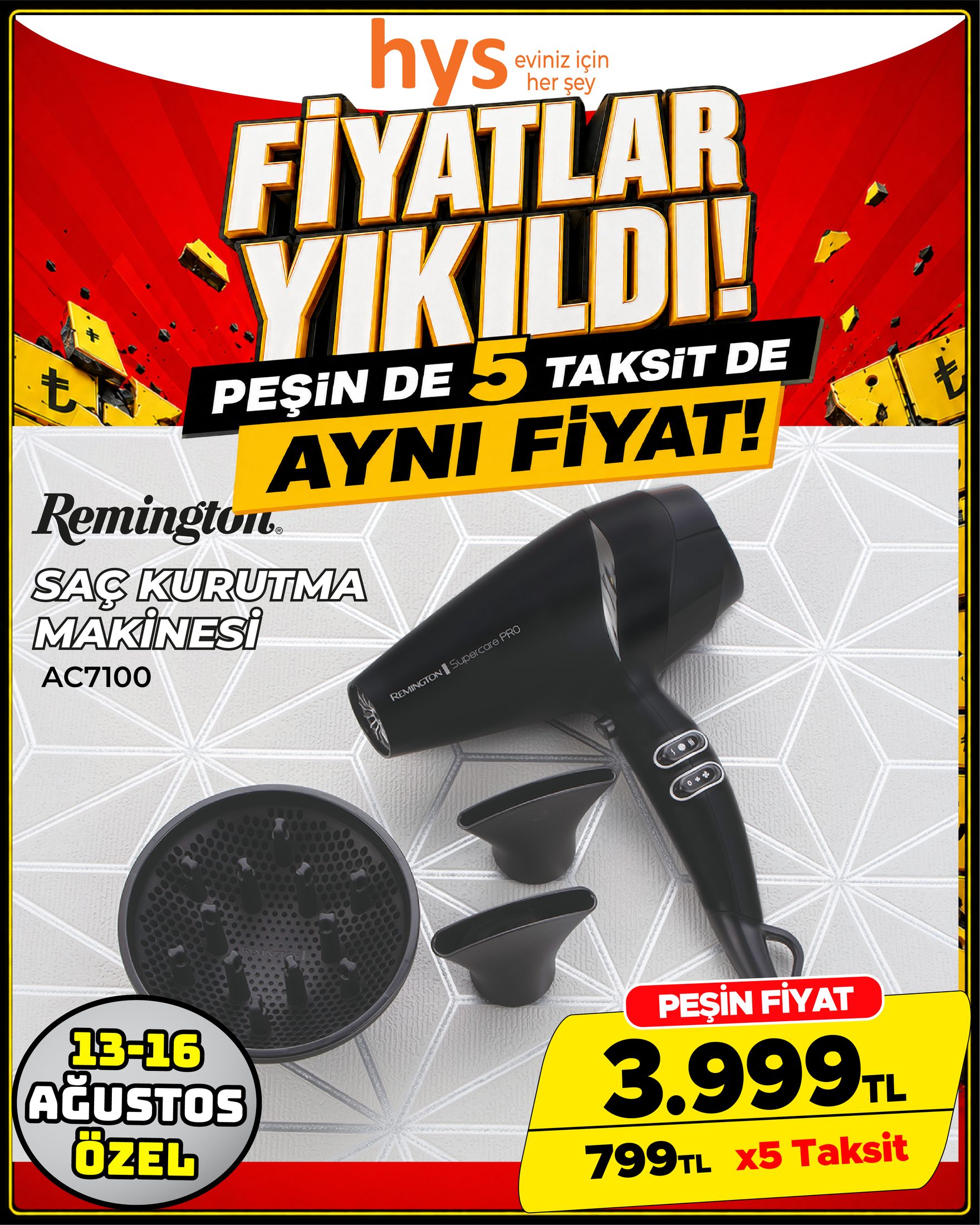 Remington Saç Kurutma Makinesi Ürün ana görseli