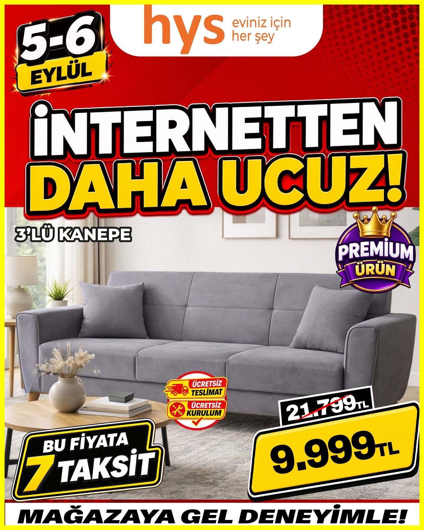 3'lü Kanepe
