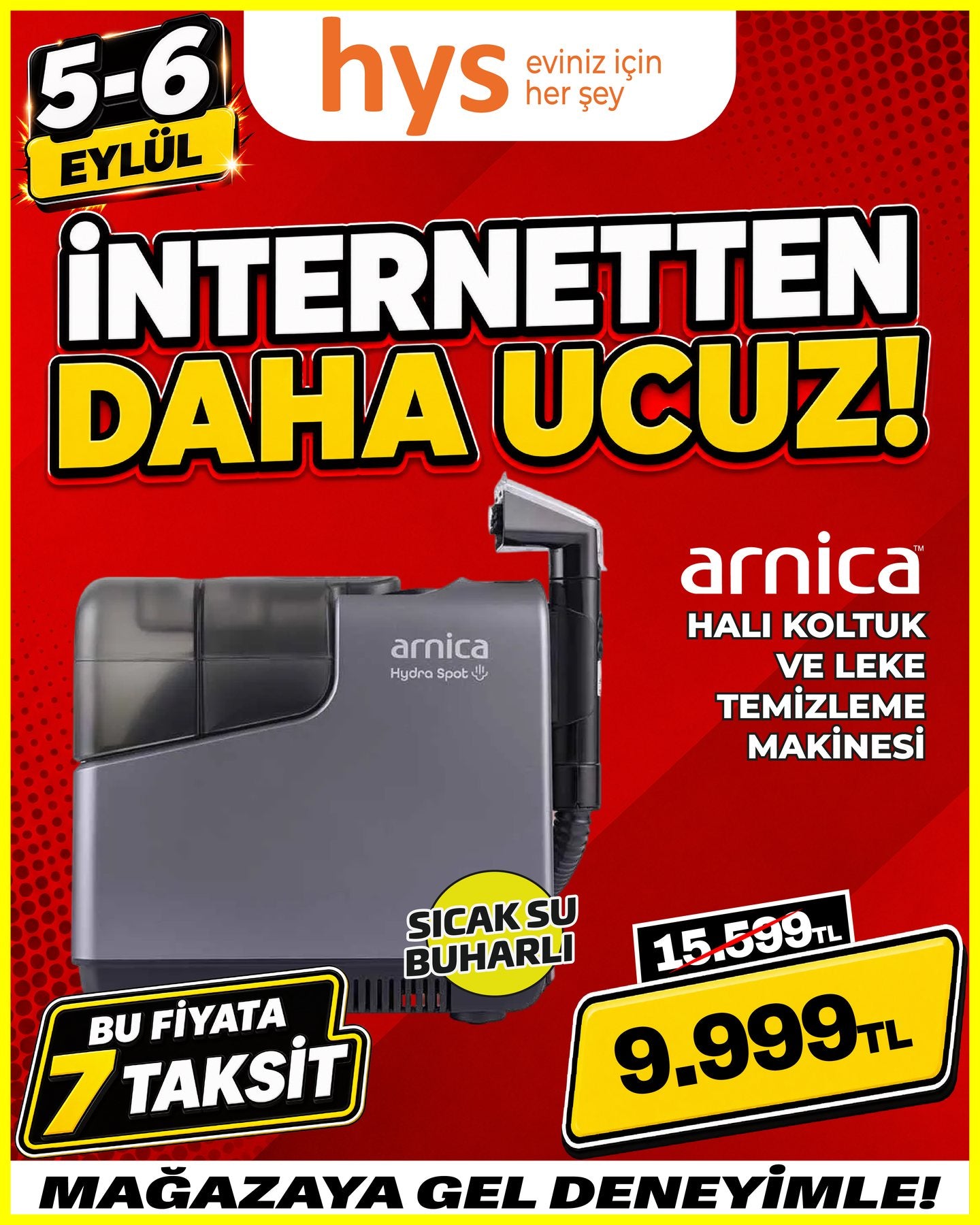 Arnica Halı, Koltuk ve Leke Temizleme Makinesi