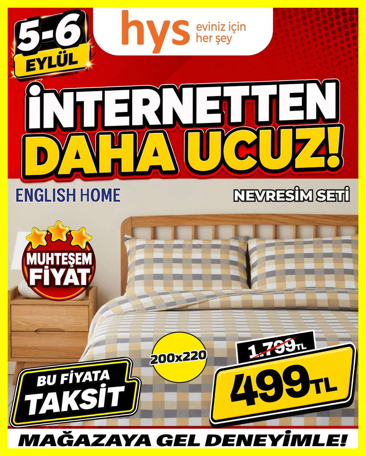 English Home Nevresim Seti 200x220 Ürün ana görseli