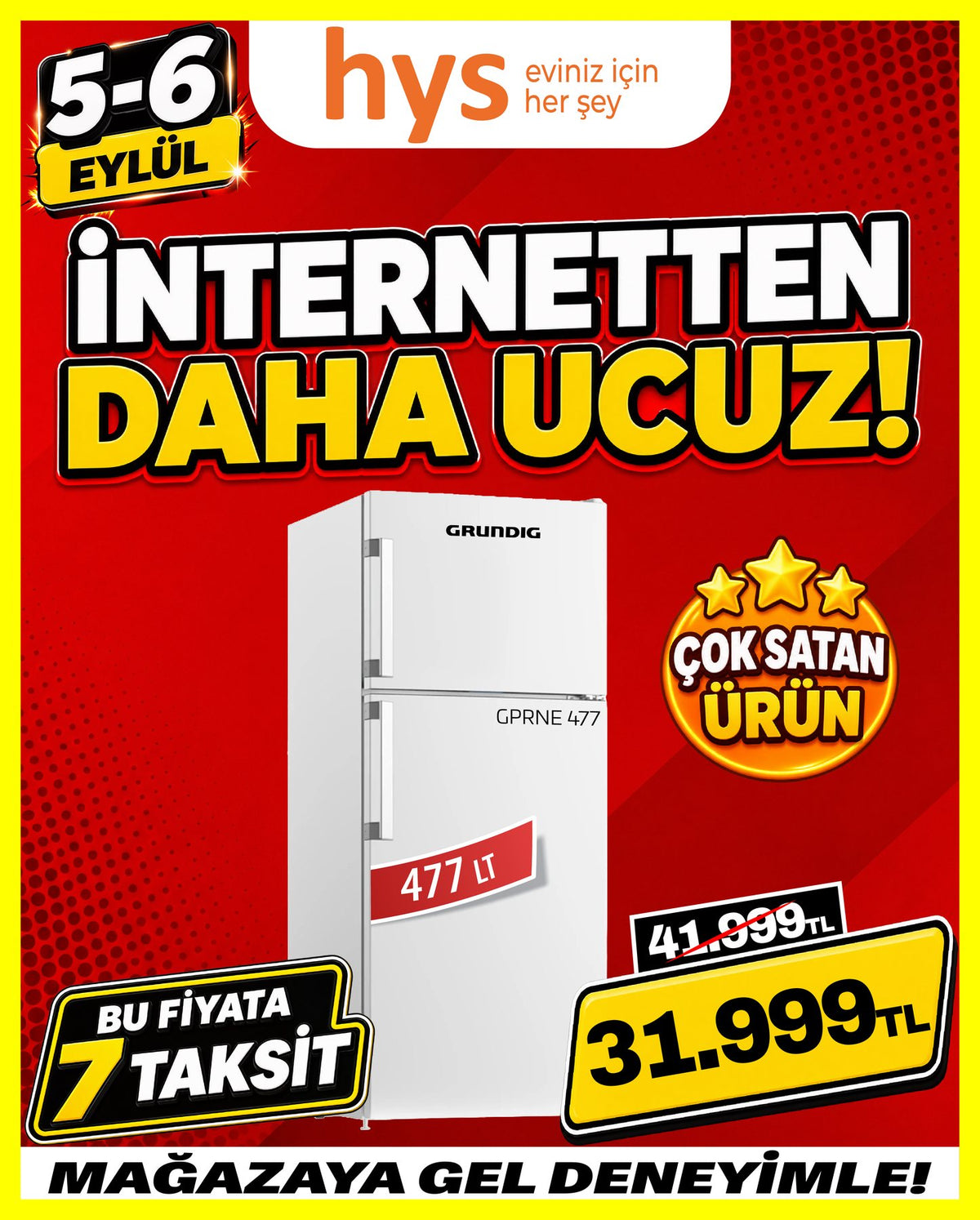 Grundig GPRNE 477 Buzdolabı