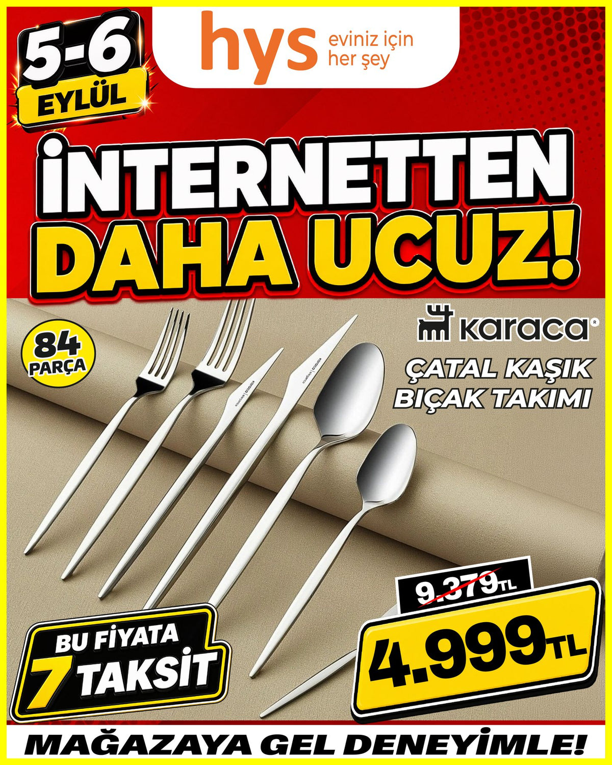 Karaca Çatal Kaşık Bıçak Takımı 84 Parça