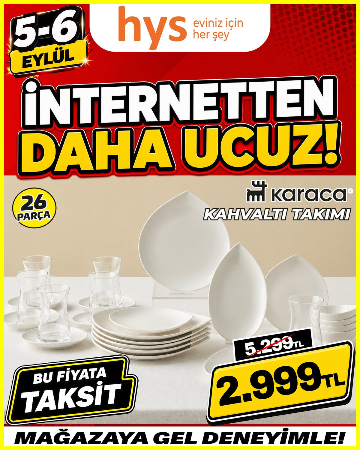Karaca Kahvaltı Takımı 26 Parça