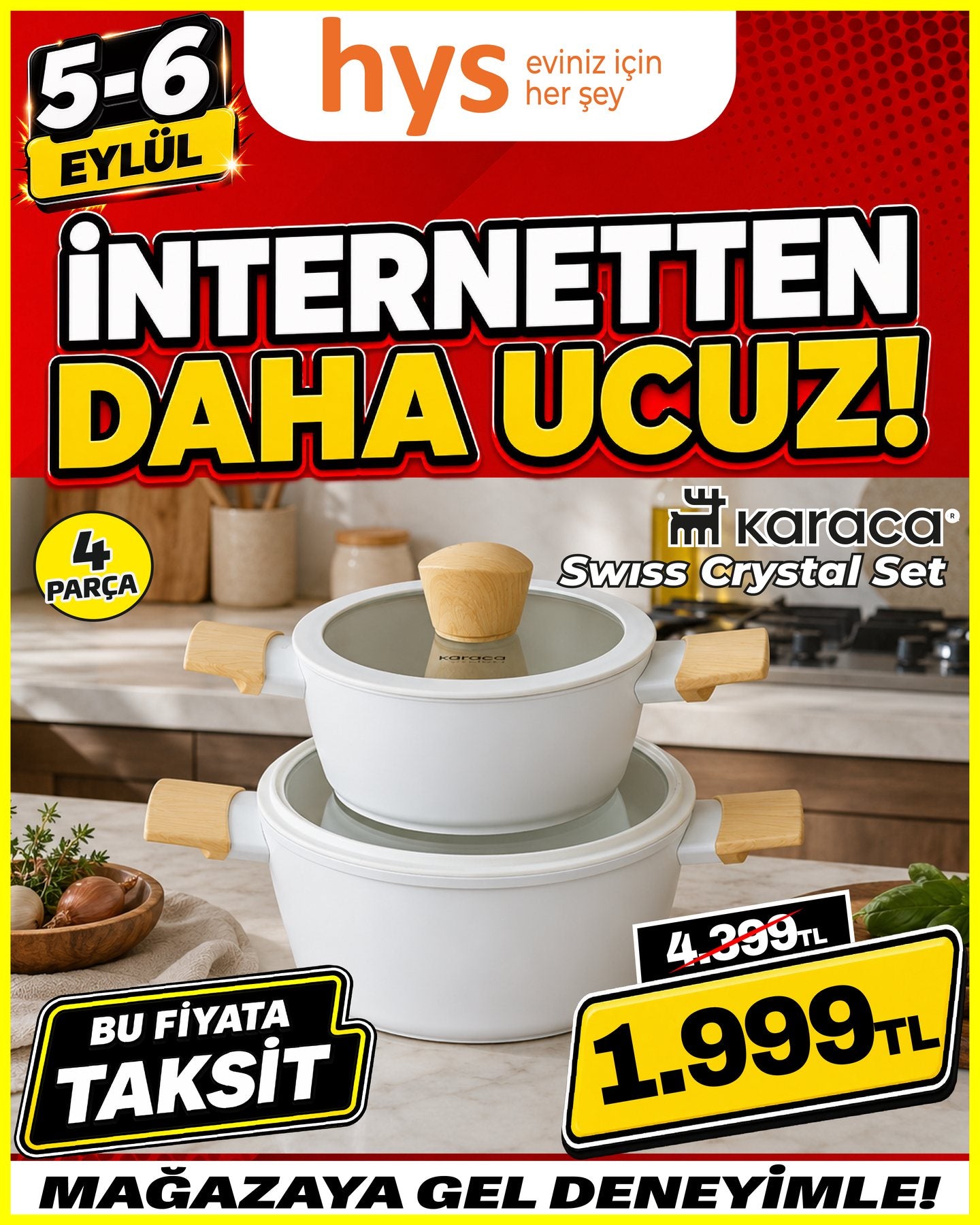 Karaca Swiss Crystal Seti 4 Parça Ürün ana görseli