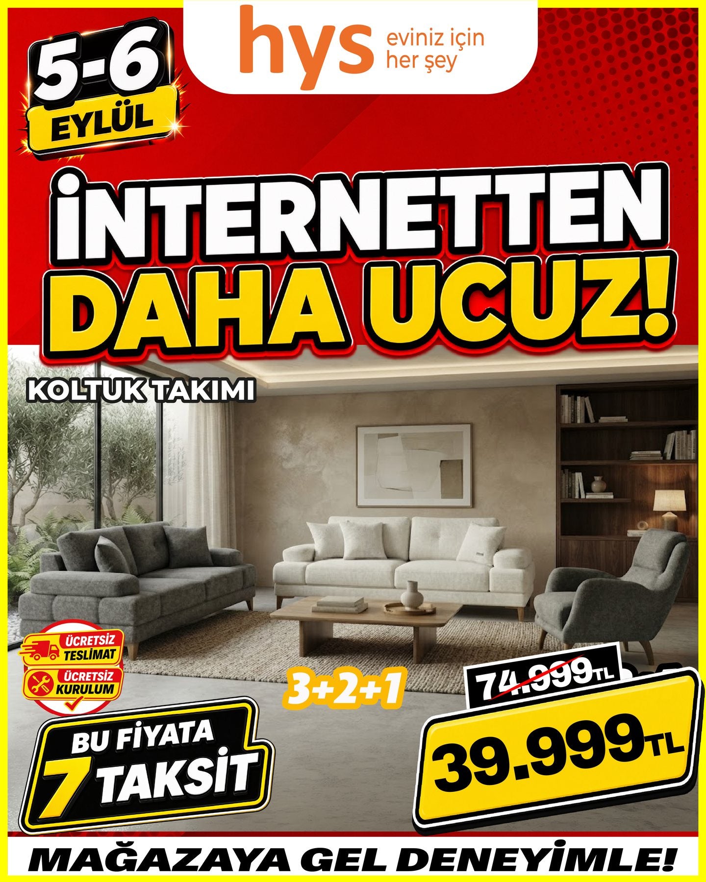 Koltuk Takımı 3+2+1