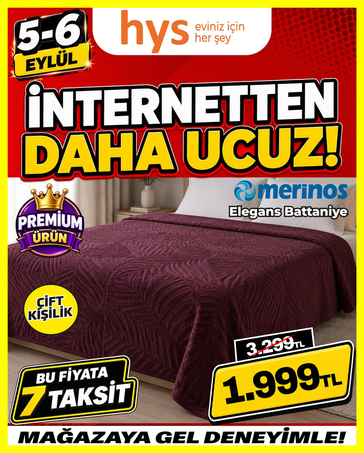 Merinos Elegans Battaniye Çift Kişilik