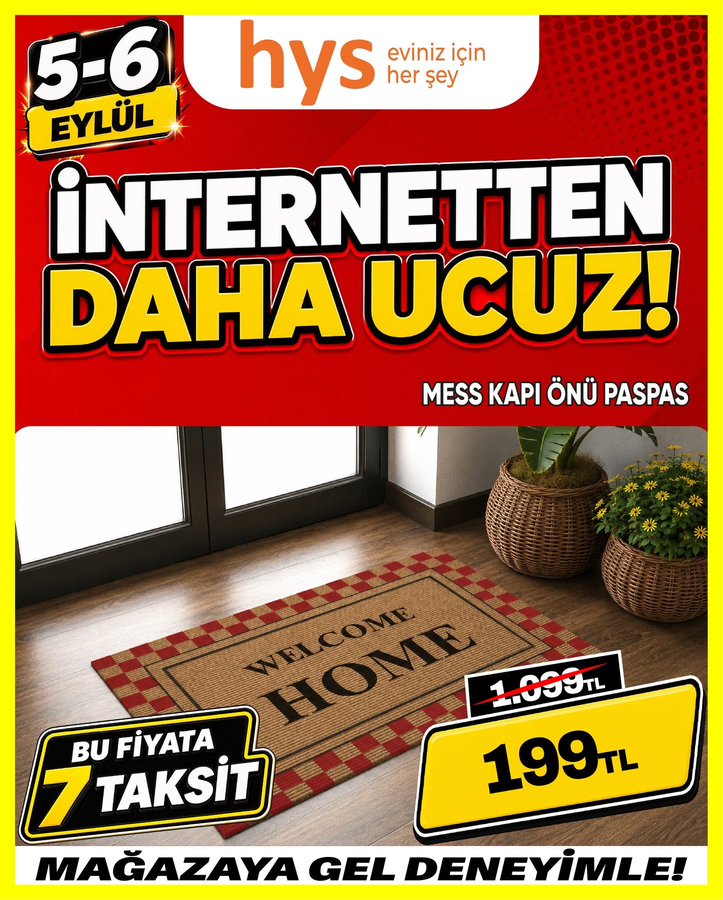 Mess Kapı Önü Paspas Ürün ana görseli