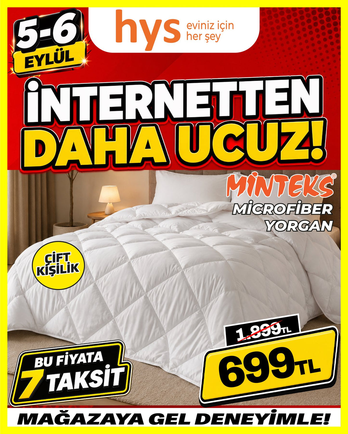 Minteks Mikrofiber Yorgan Çift Kişilik Ürün ana görseli