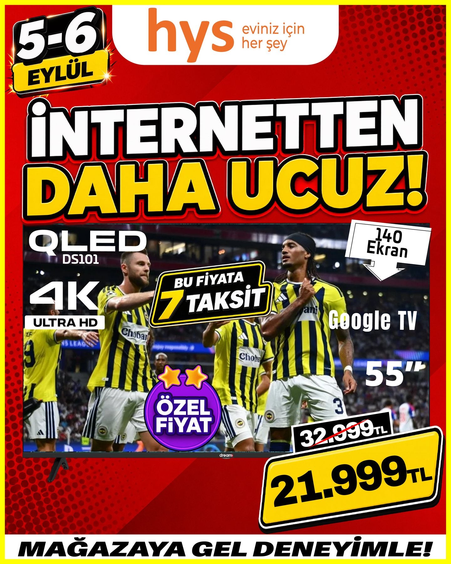 QLED DS10 55 İnç Google TV