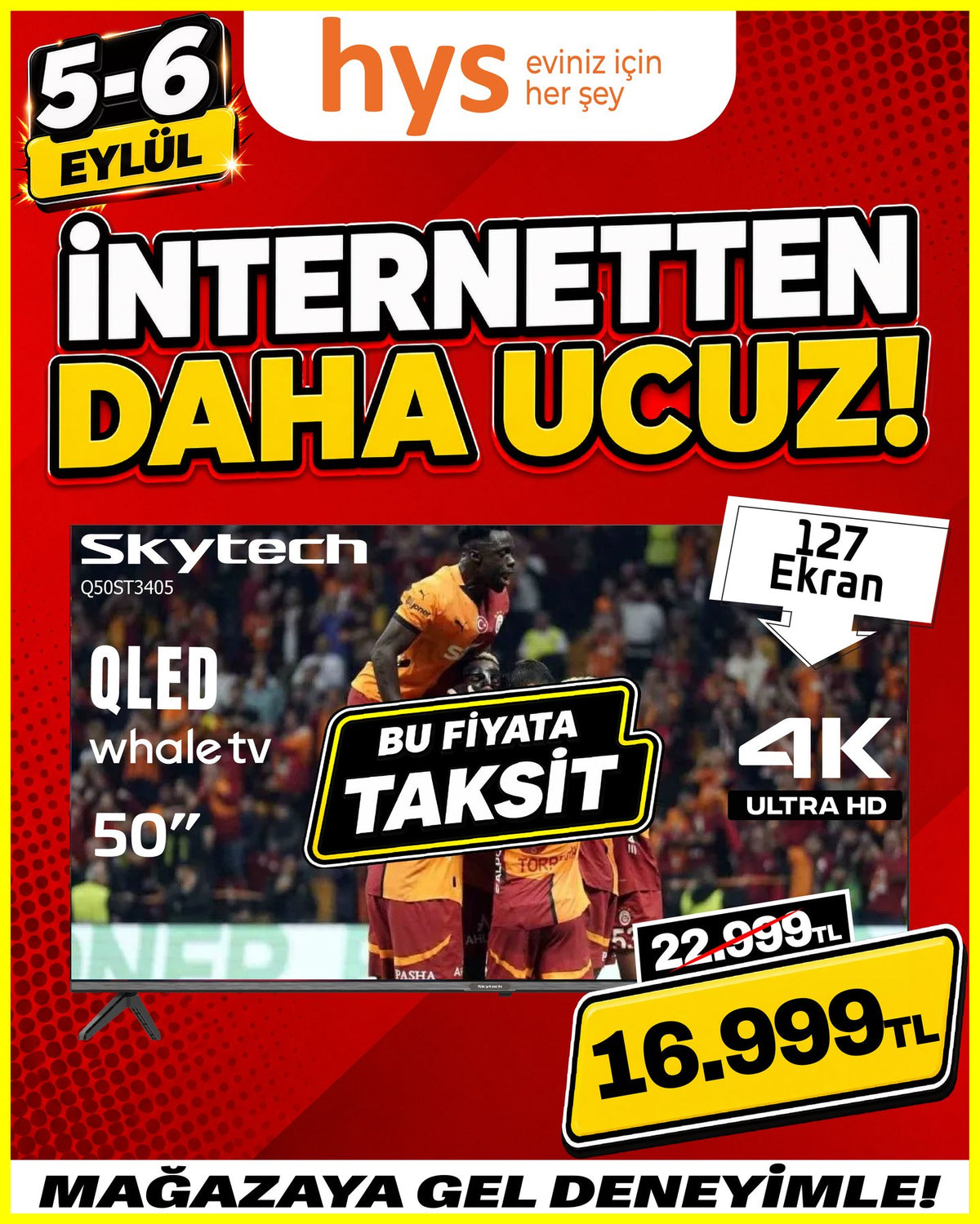 Skytech 50 İnç QLED Whale TV