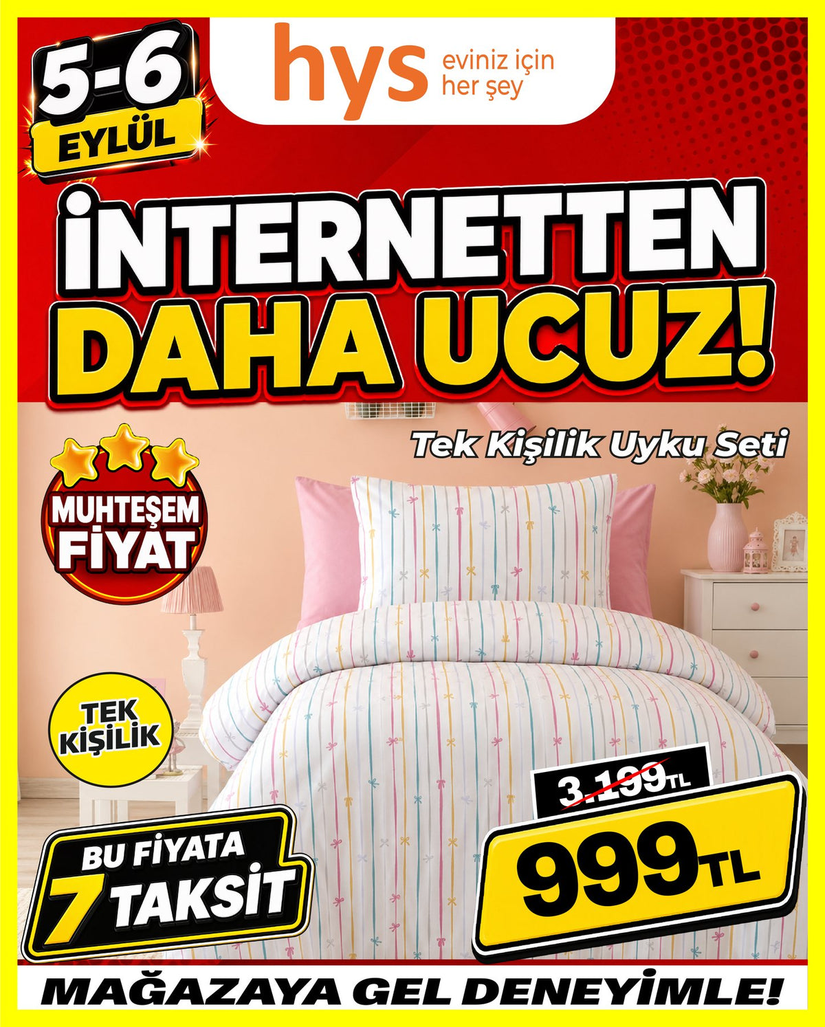 Taç Kristal Uyku Seti Tek Kişilik