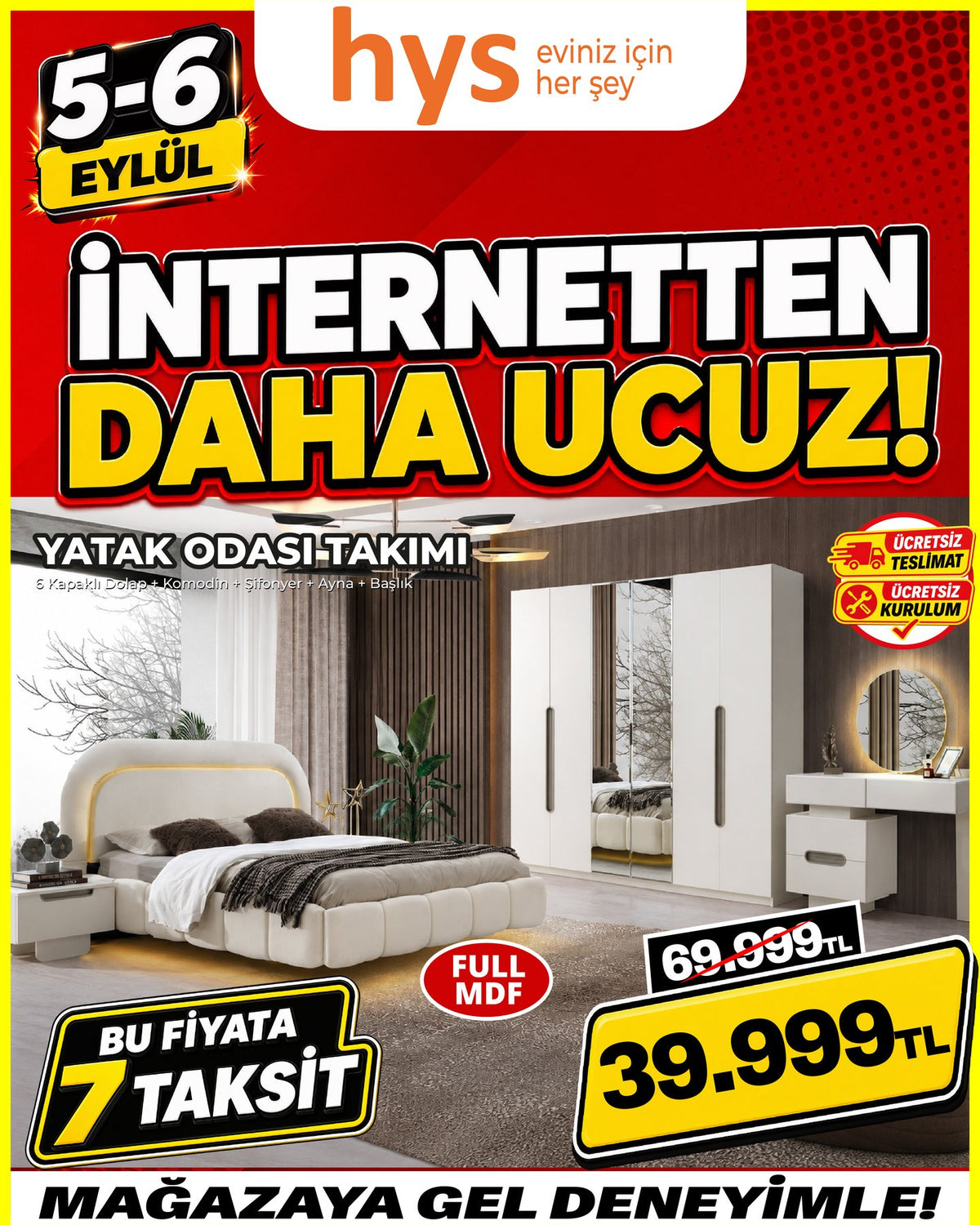 Yatak Odası Takımı Model 2 Ürün ana görseli