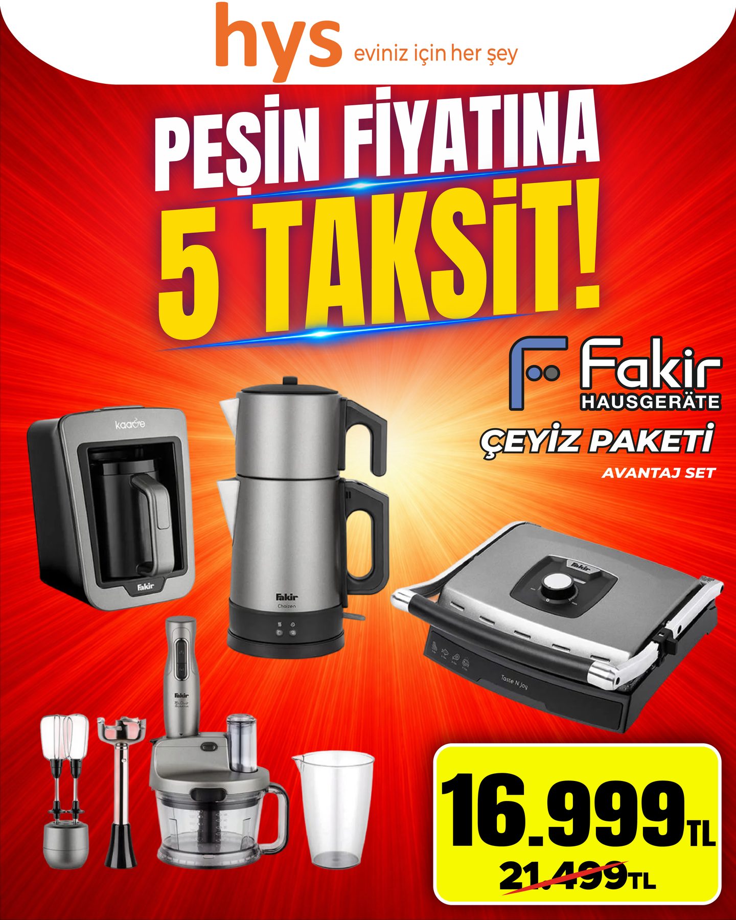 Fakir Çeyiz Paketi Ürün ana görseli