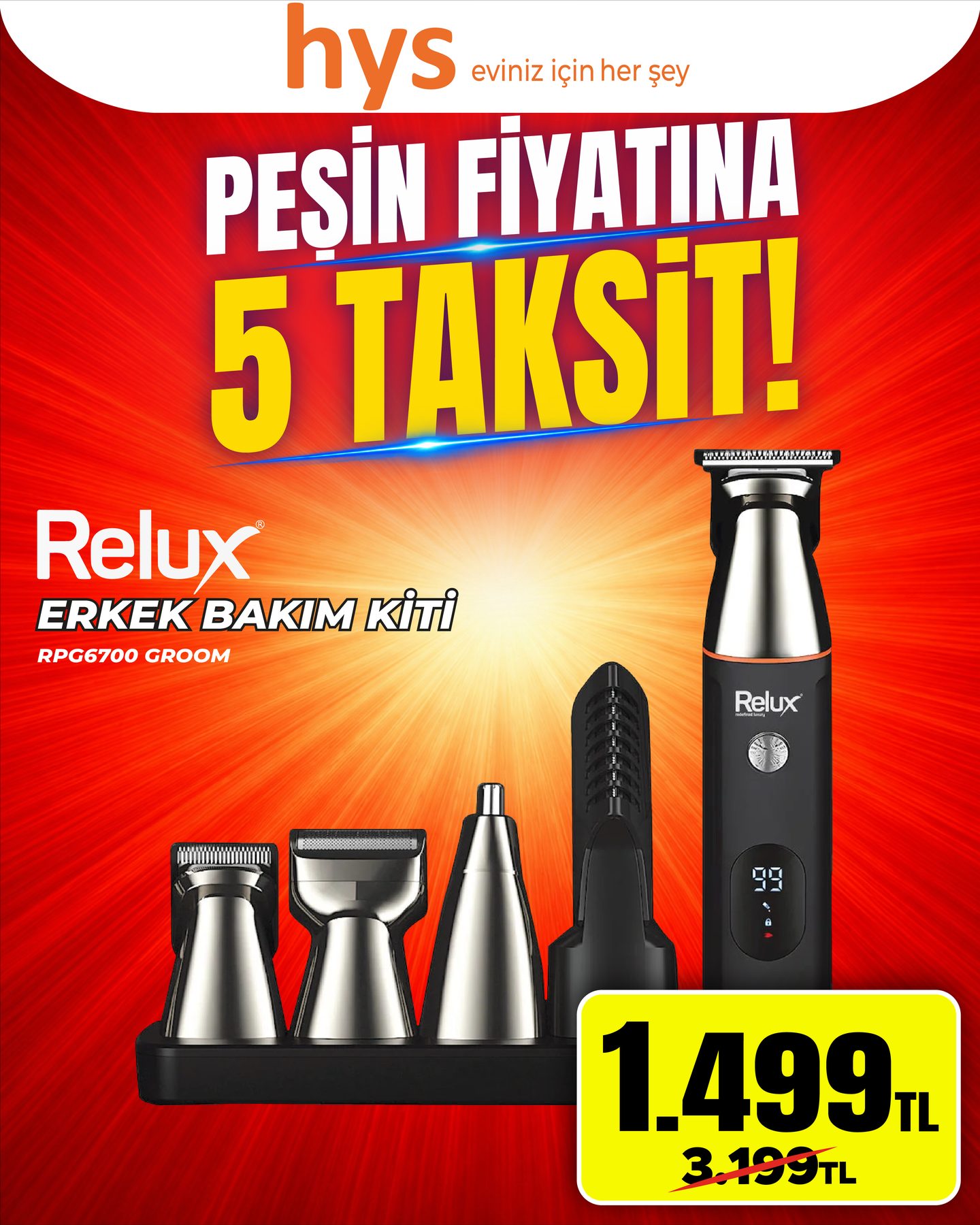 Relux Erkek Bakım Kiti Ürün ana görseli