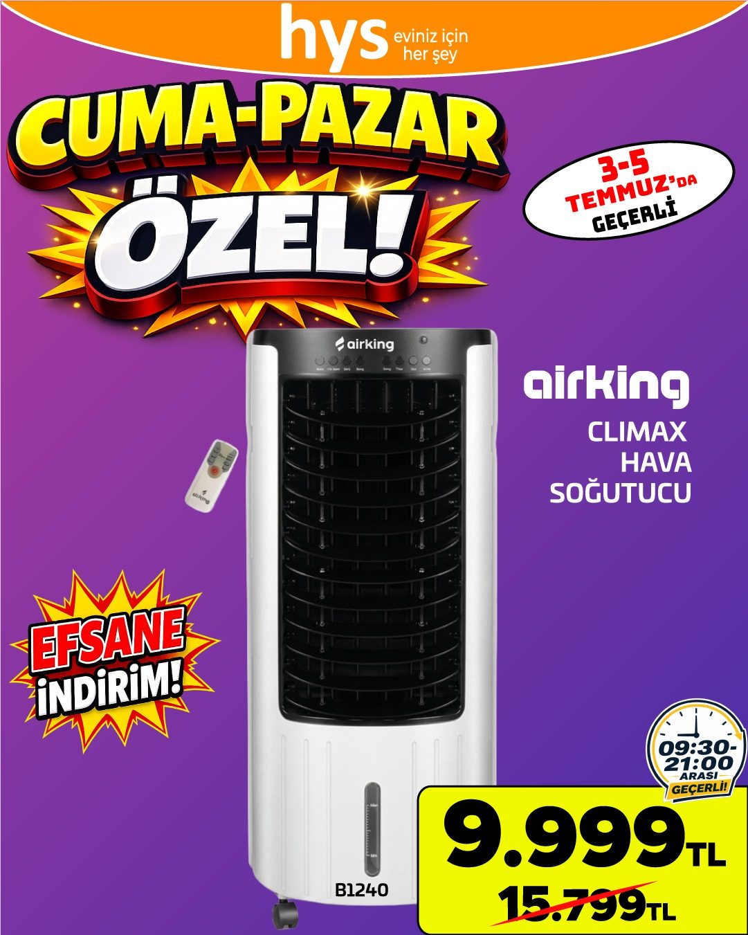 Airking Climax Hava Soğutucu Ürün ana görseli