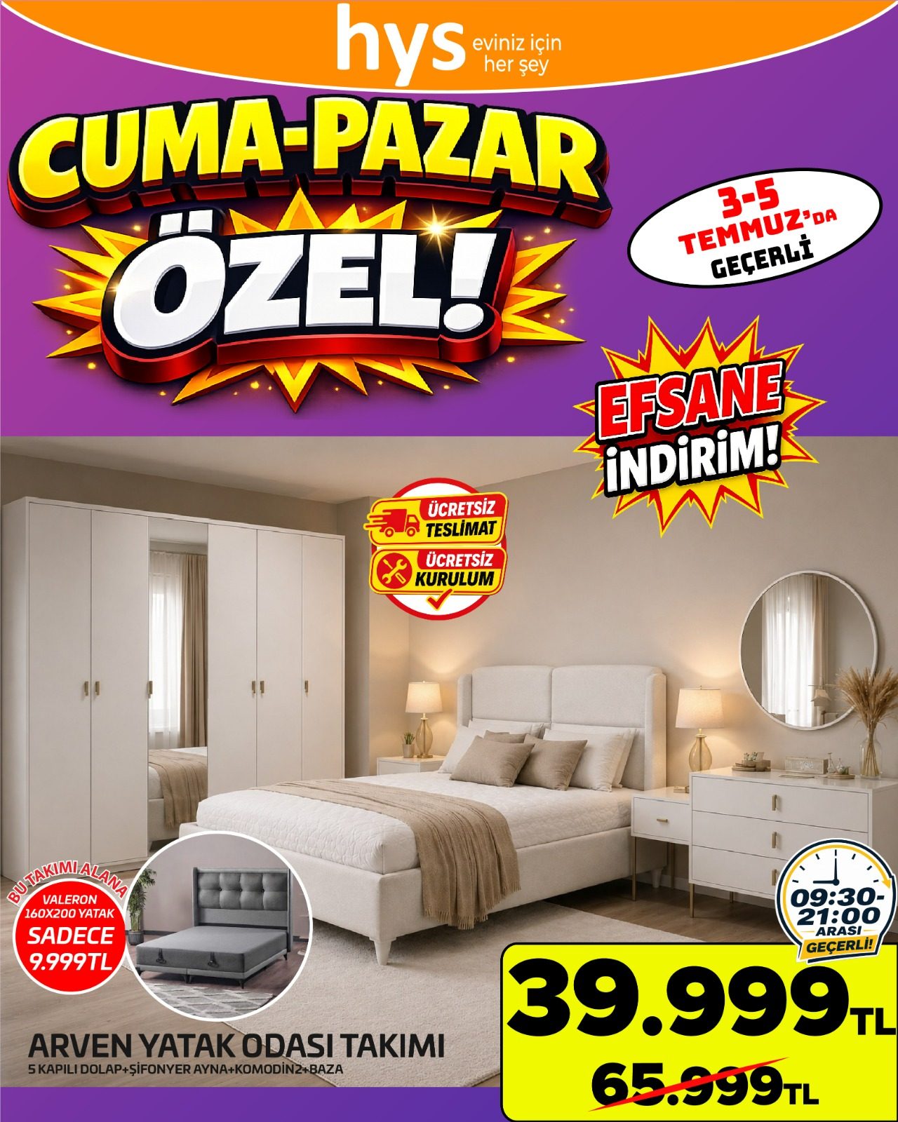 Arven Yatak Odası Takımı Ürün ana görseli