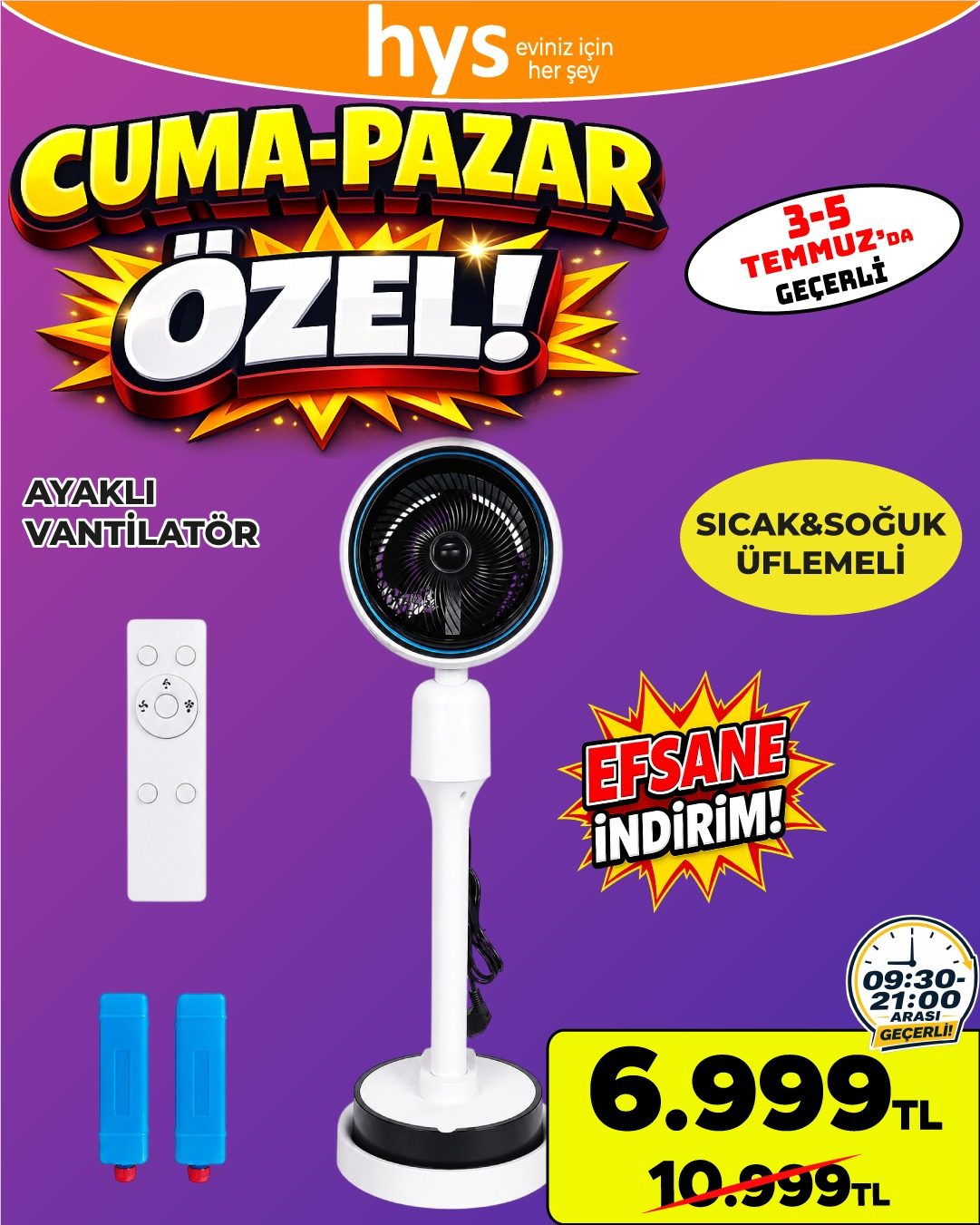 Ayaklı Vantilatör
