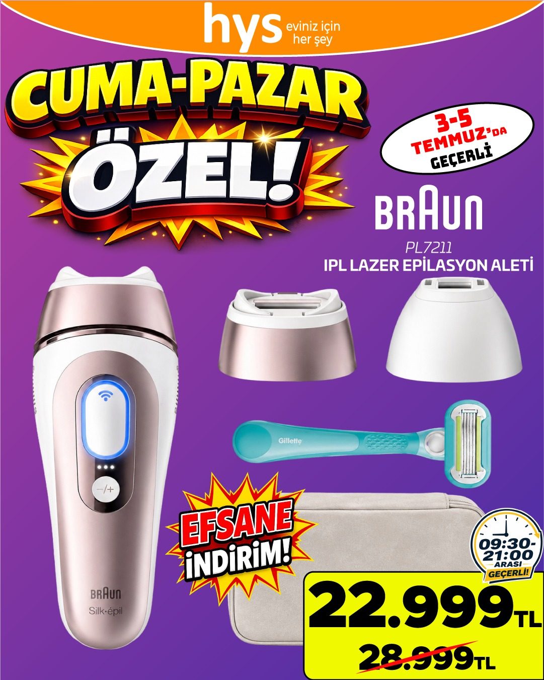 Braun Lazer Epilasyon Aleti Ürün ana görseli