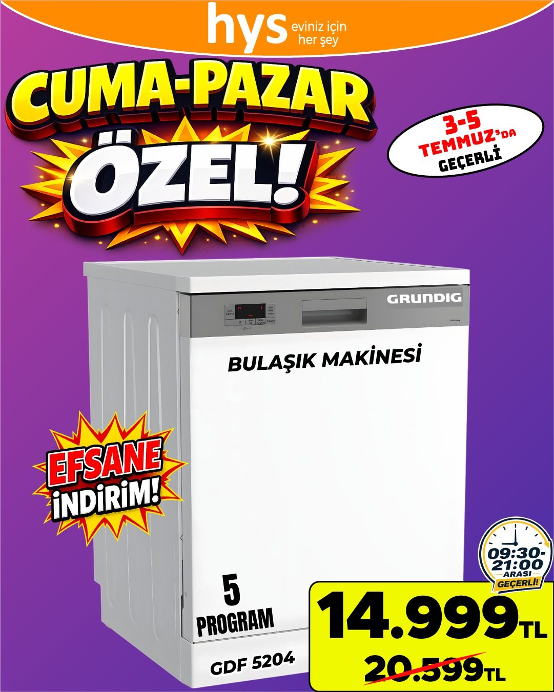 Grundig Bulaşık Makinesi Ürün ana görseli