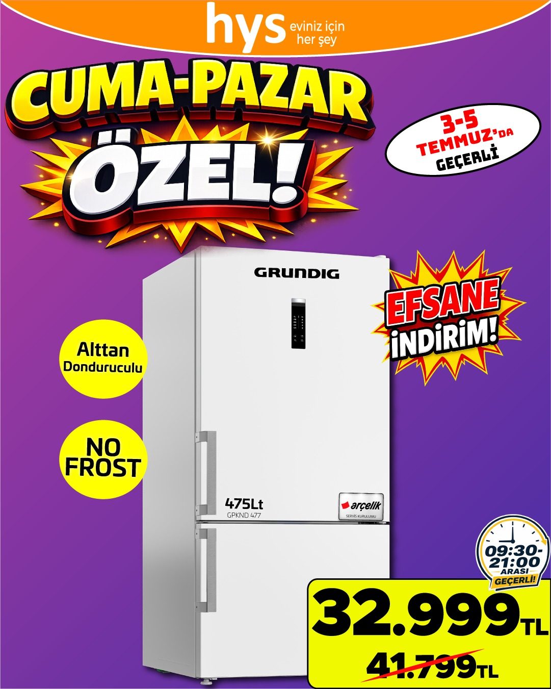 Grundig Buzdolabı Ürün ana görseli