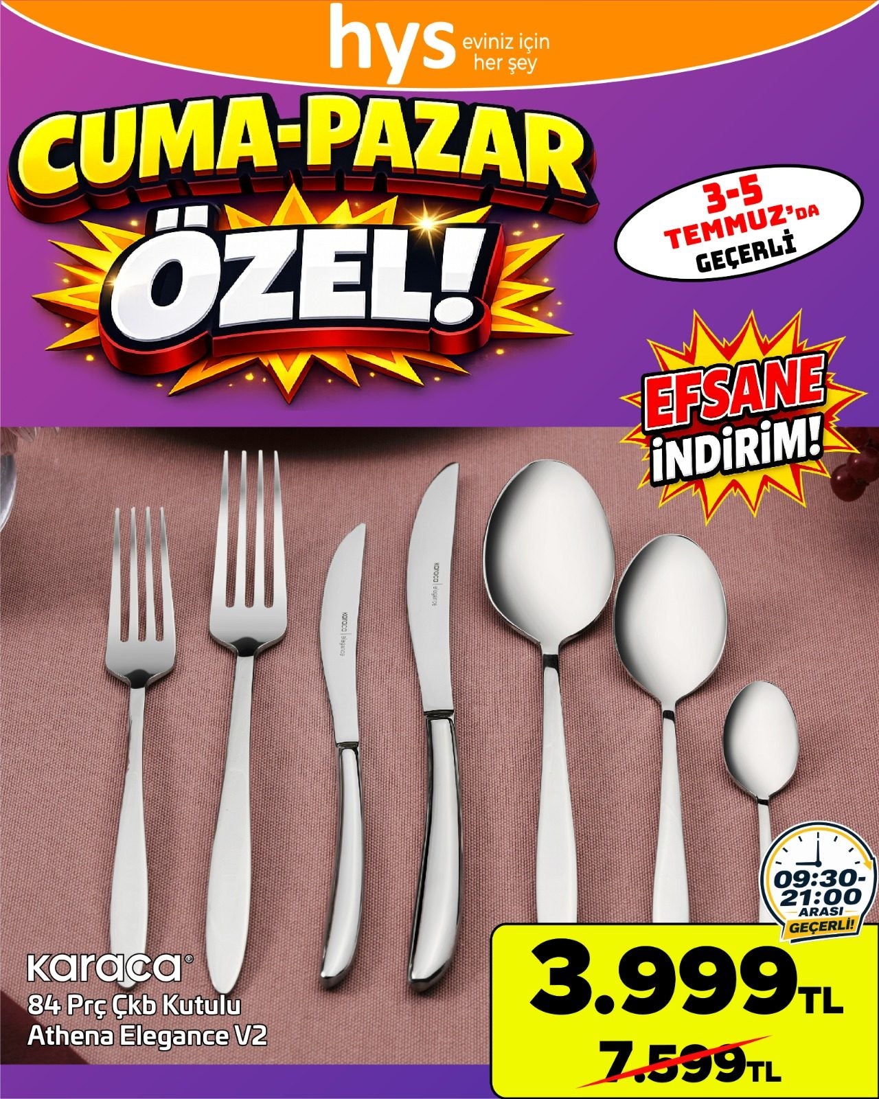 Karaca Çatal Kaşık Bıçak Takımı