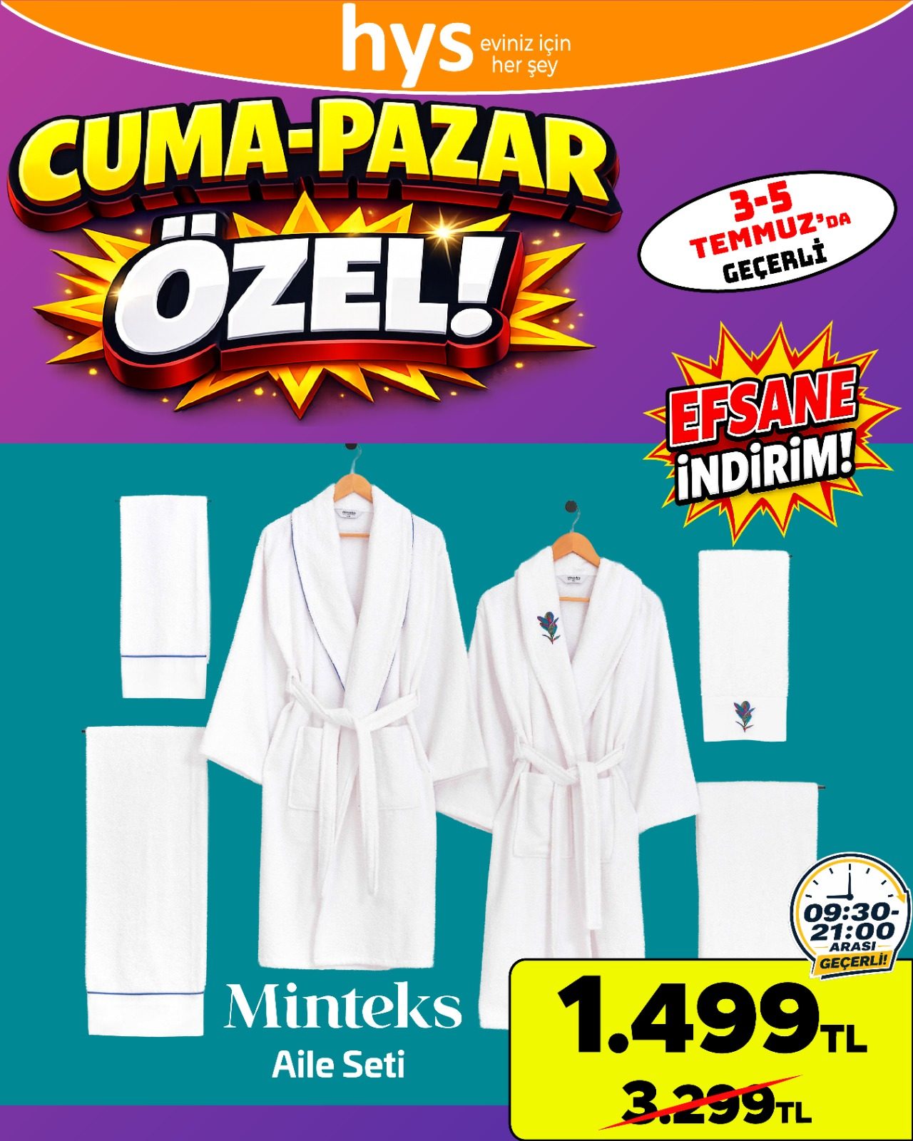 Minteks Aile Seti Ürün ana görseli