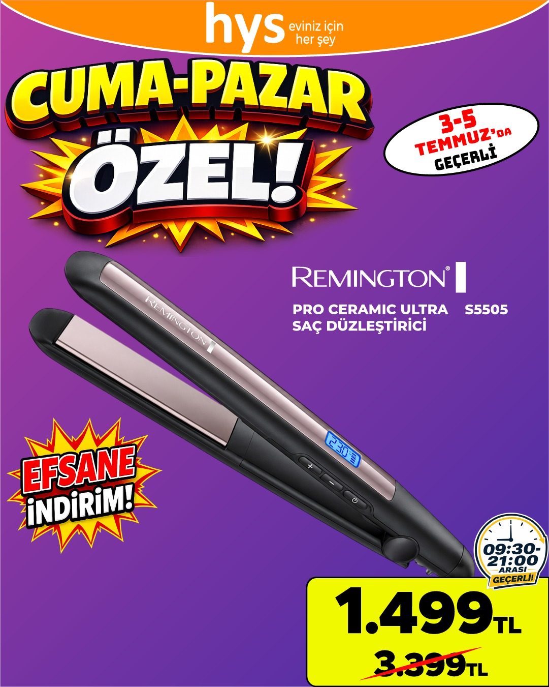 Remington Saç Düzleştirici