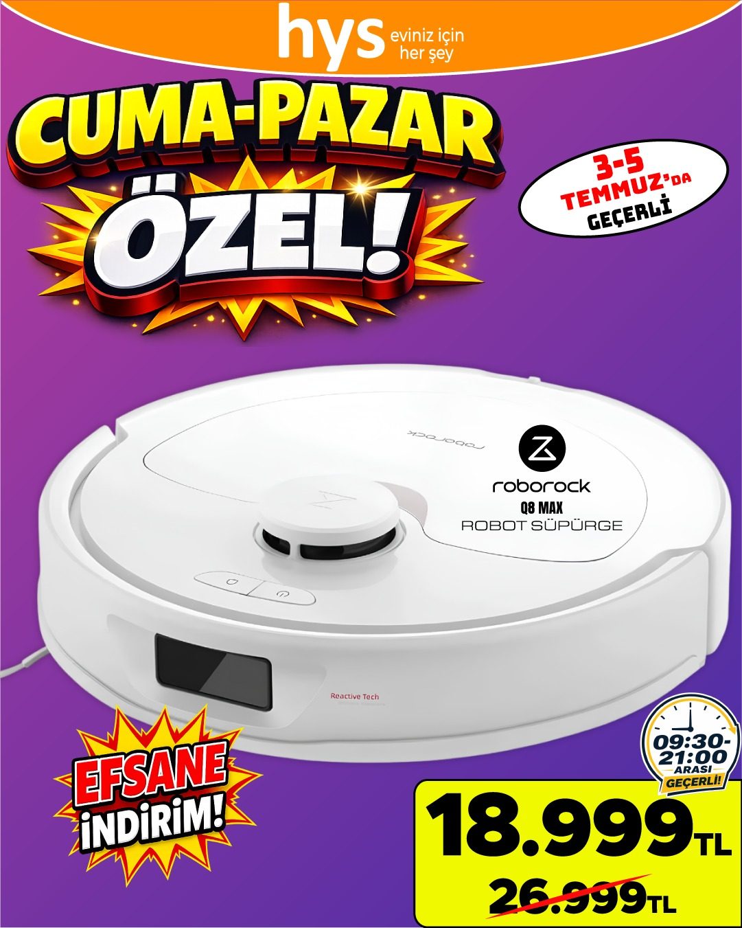 Robot Süpürge Ürün ana görseli