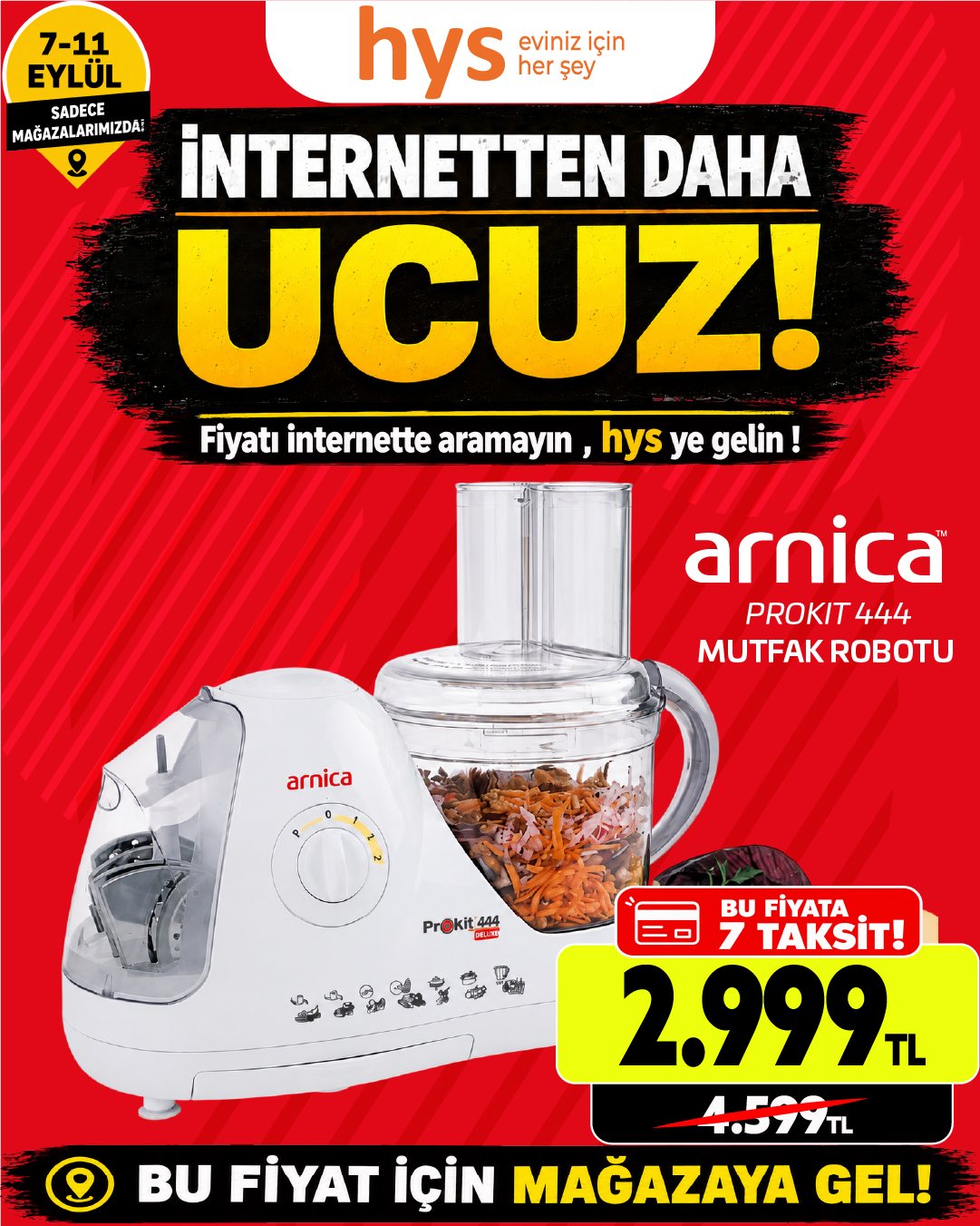 Arnica Prokit 444 Mutfak Robotu