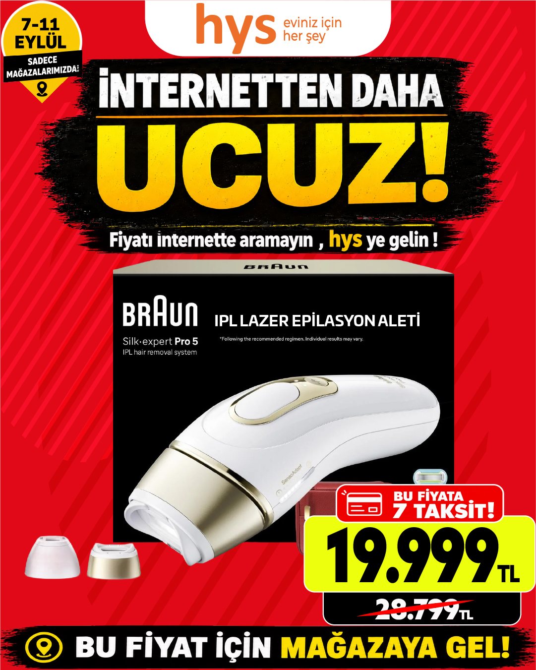 Braun IPL Lazer Epilasyon Aleti