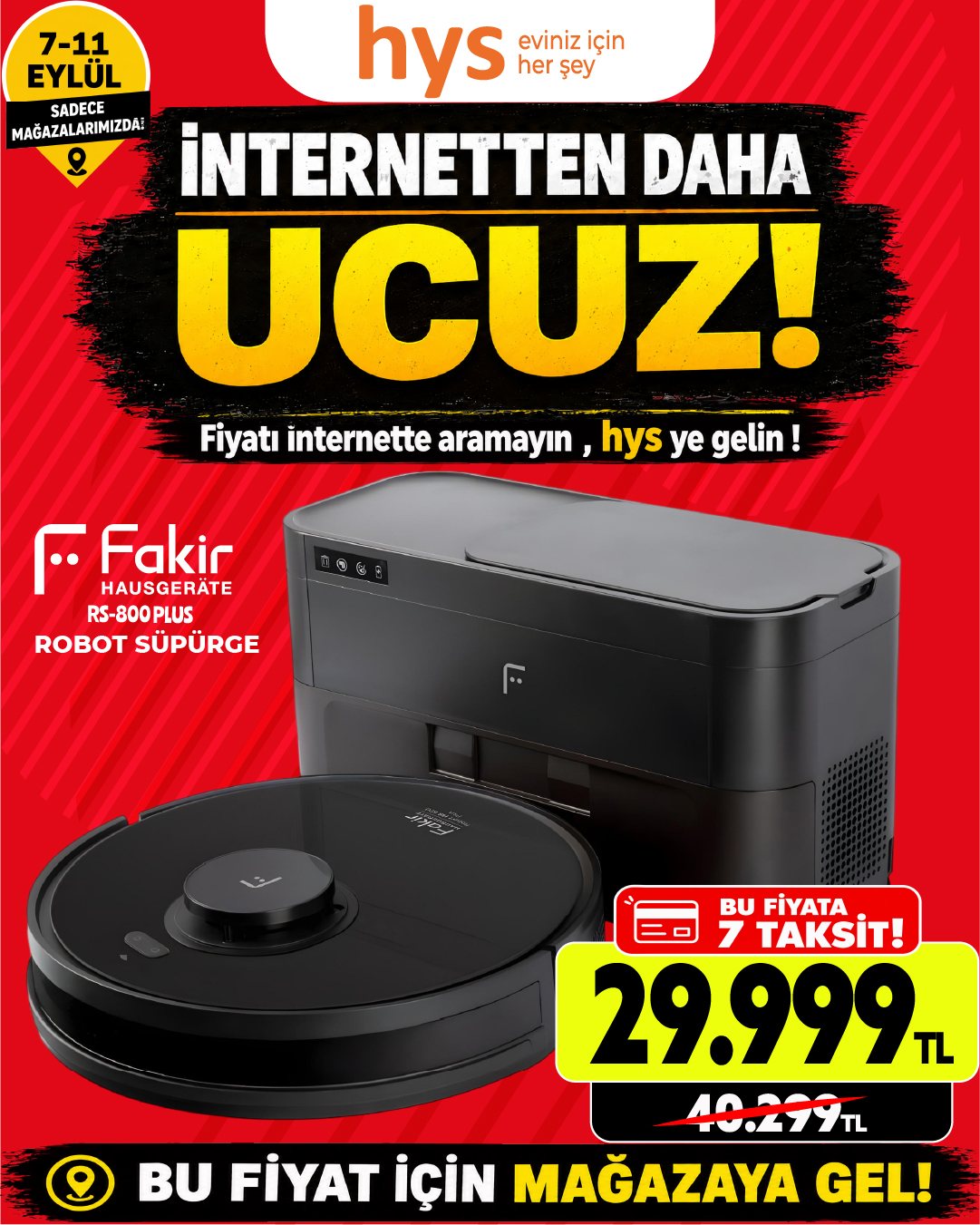 Fakir Robot Süpürge
