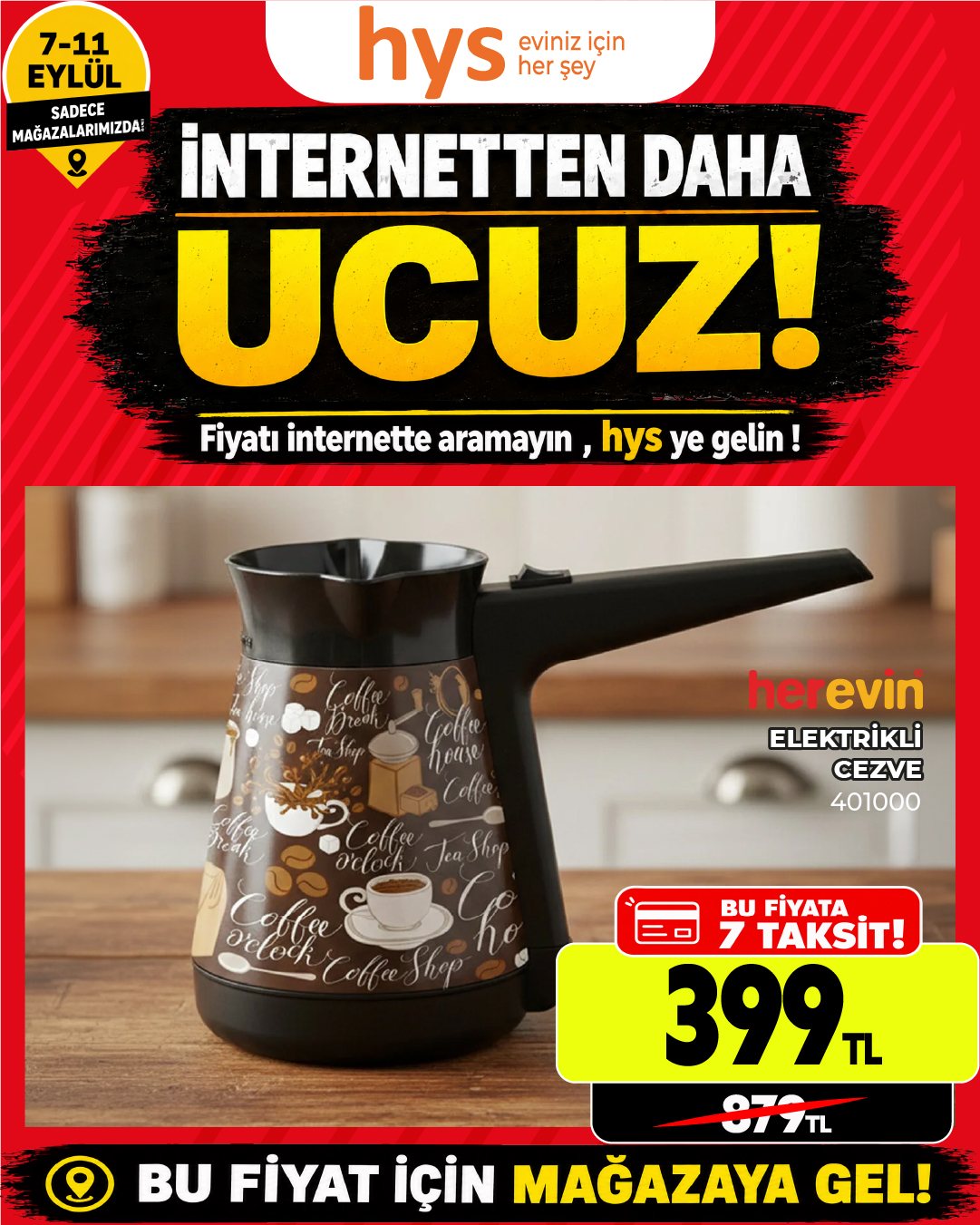 Herevin Elektrikli Cezve