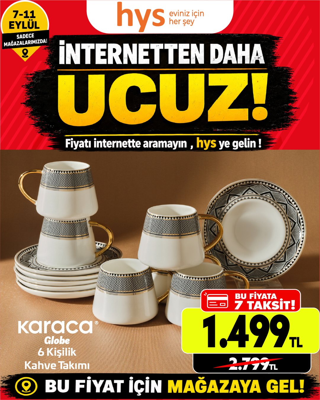 Karaca Globe Kahve Takımı 6 Kişilik Ürün ana görseli