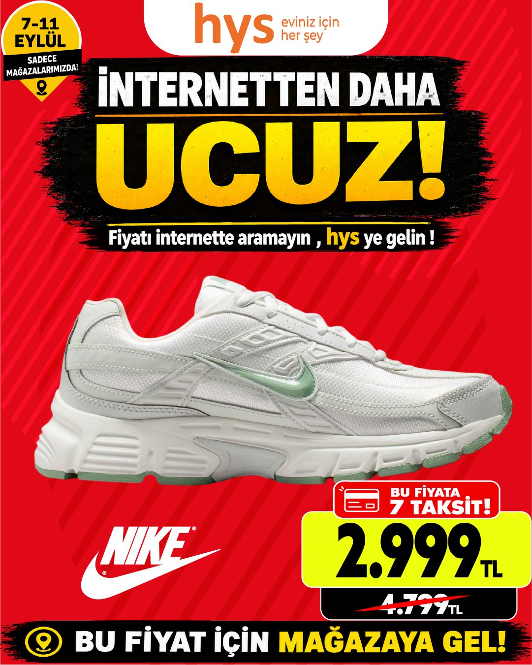Nike Beyaz Spor Ayakkabı