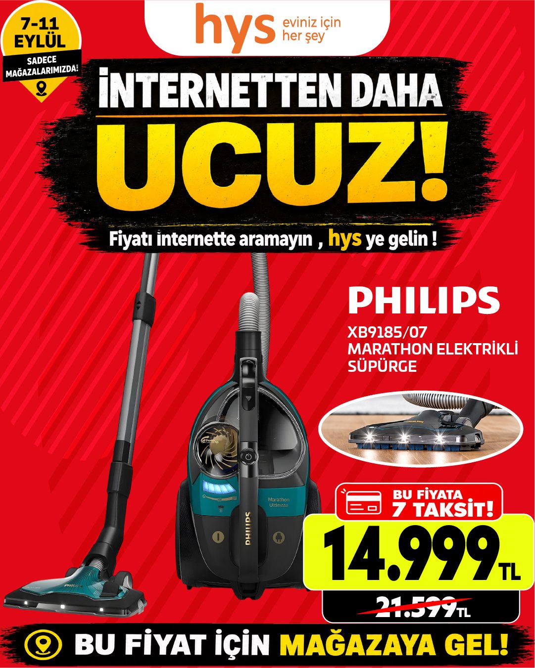 Philips XB1915/07 Elektrikli Süpürge Ürün ana görseli