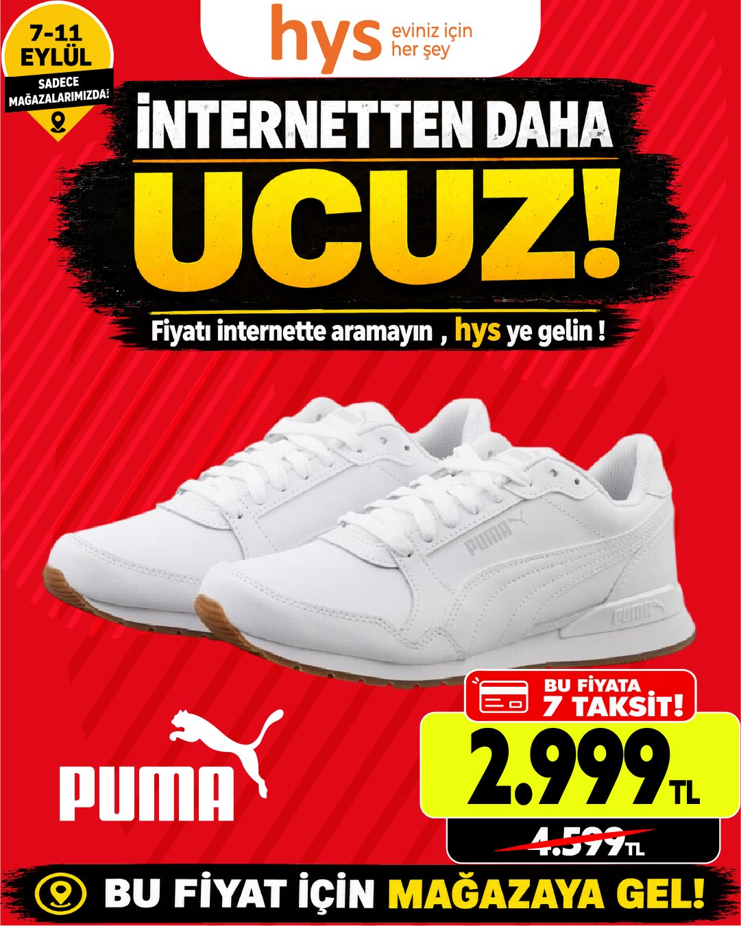 Puma Beyaz Spor Ayakkabı
