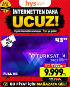 Türksat 43 İnç Full HD TV