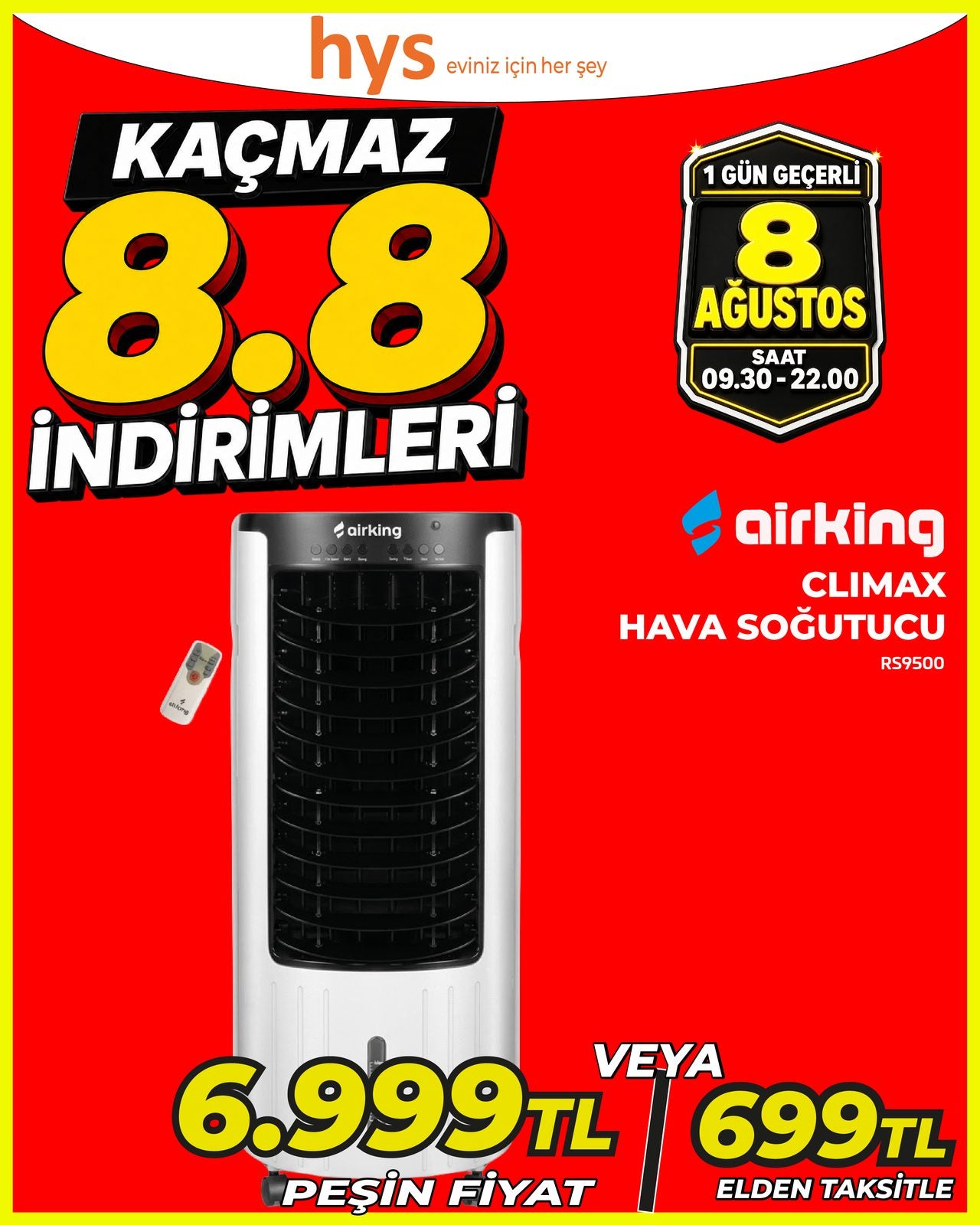 Airking Climax Hava Soğutucu Ürün ana görseli