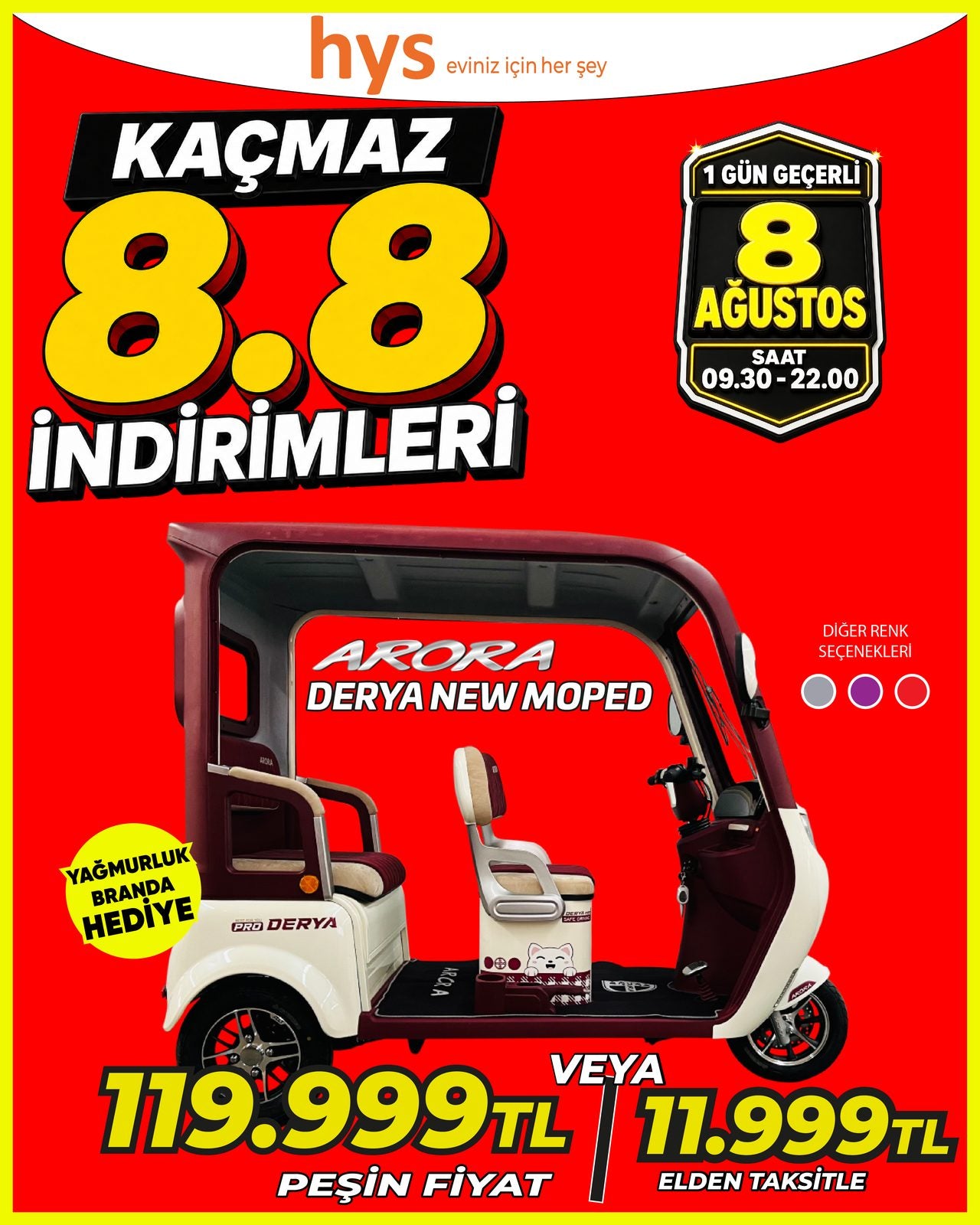 Arora Derya New Moped