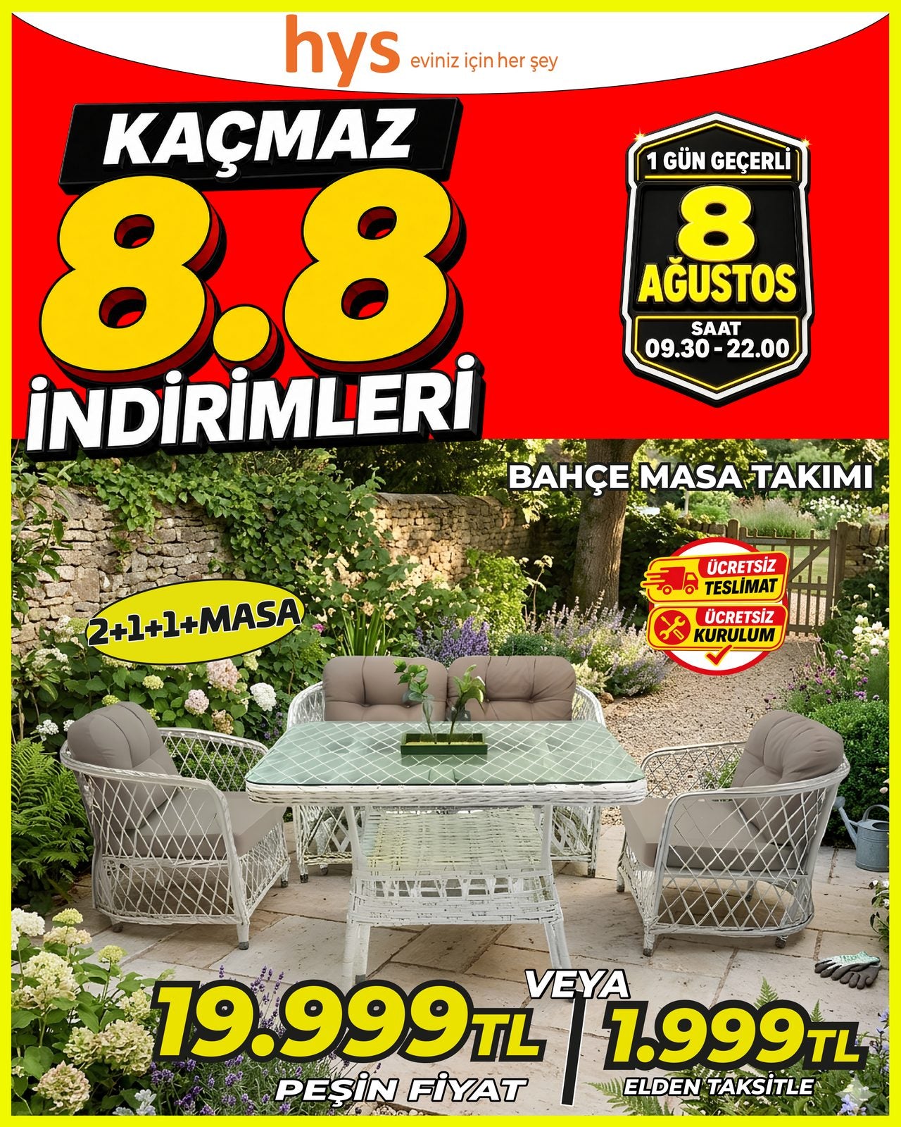 Bahçe Masa Takımı