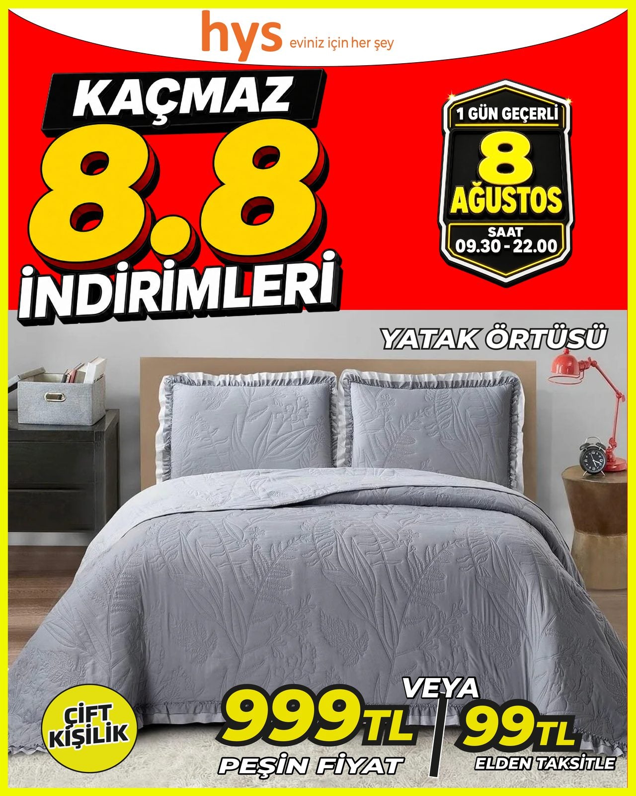 Çift Kişilik Yatak Örtüsü Ürün ana görseli