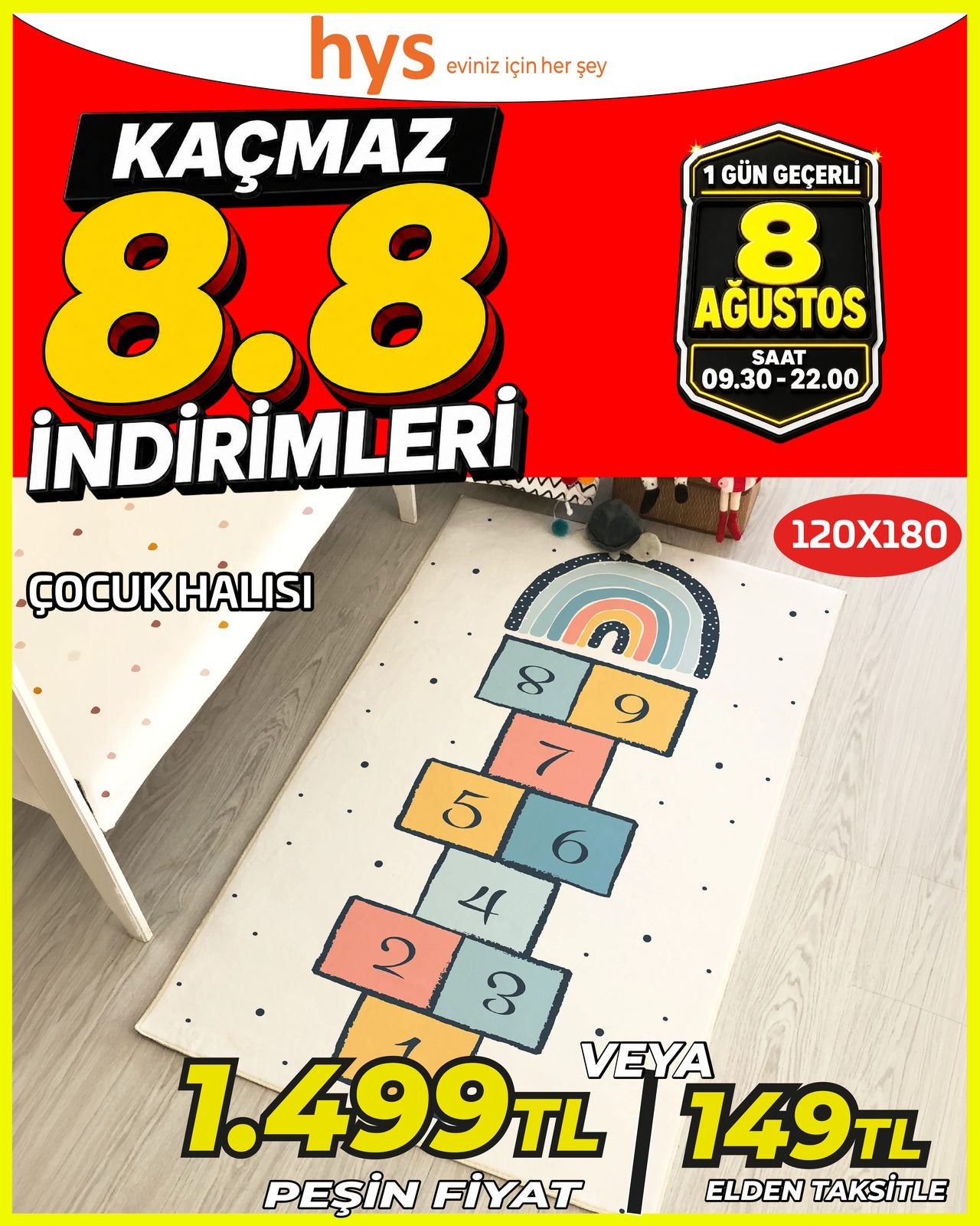 Çocuk Halısı 120x180 Ürün ana görseli