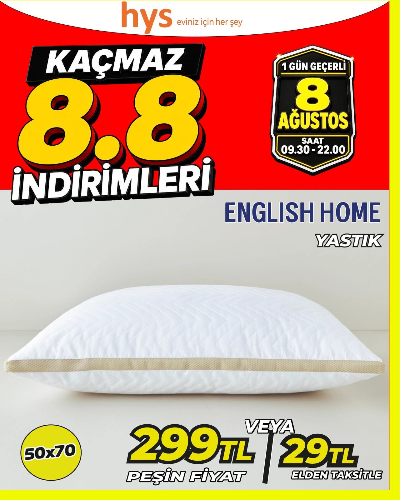 English Home Yastık 50x70 Ürün ana görseli