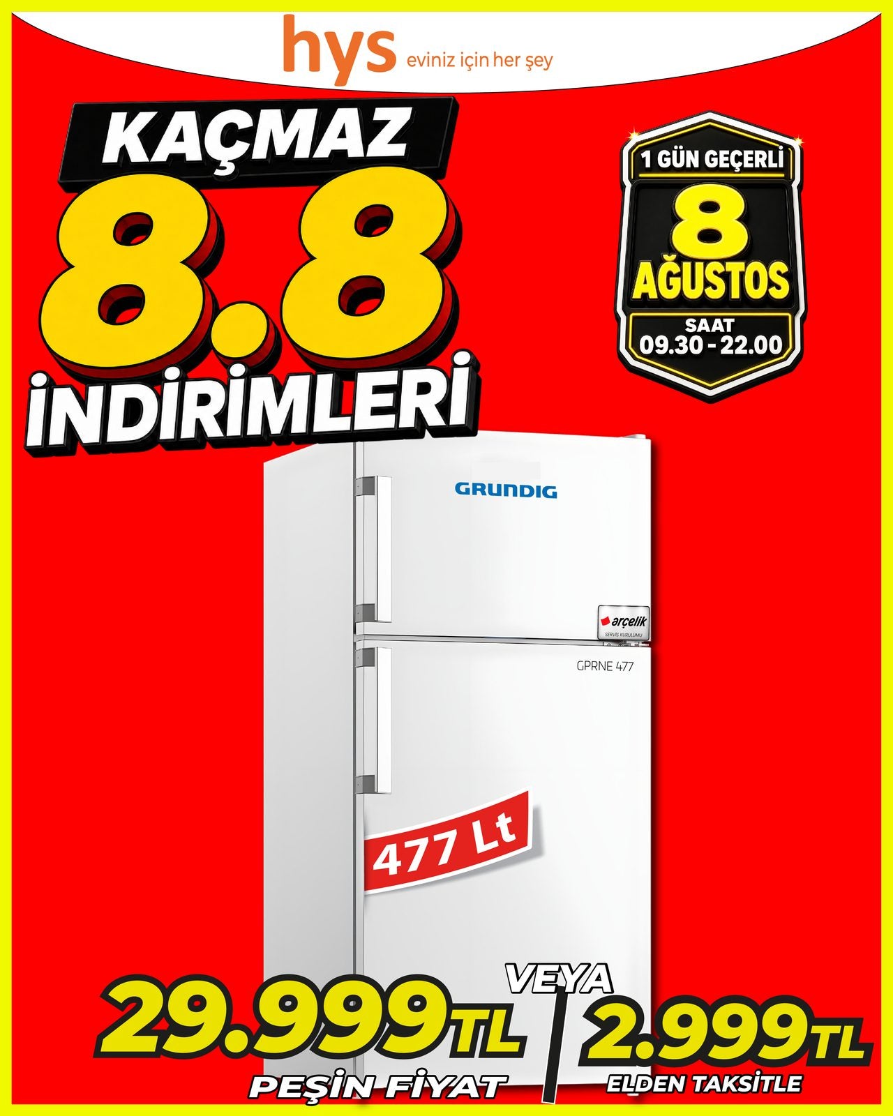 Grundig 477 Lt Buzdolabı Ürün ana görseli
