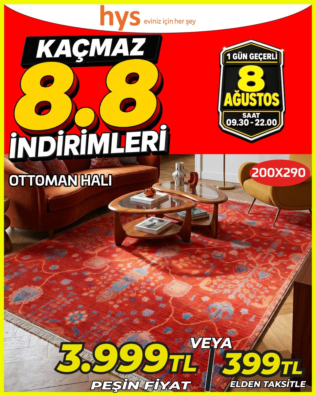 Ottoman Halı 200x290 Ürün ana görseli