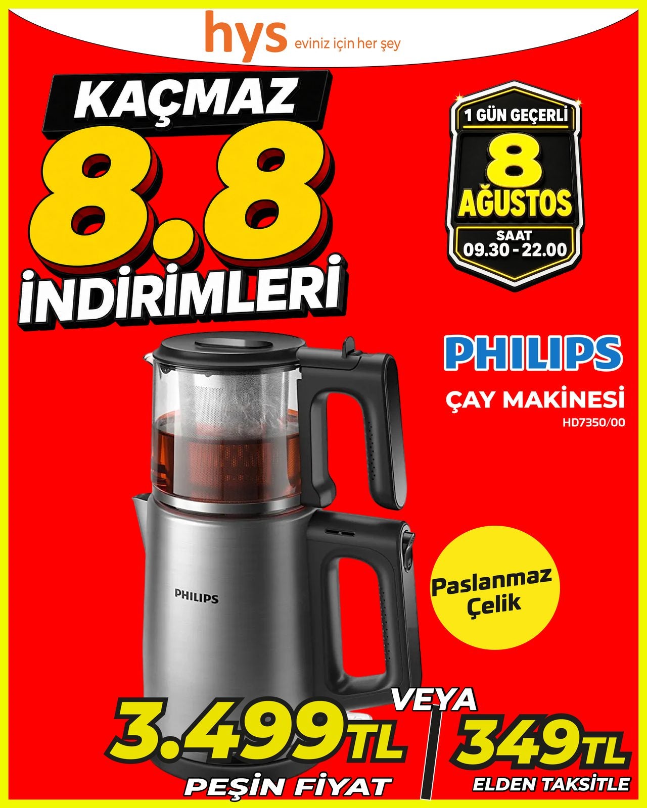 Philips Çay Makinesi Ürün ana görseli