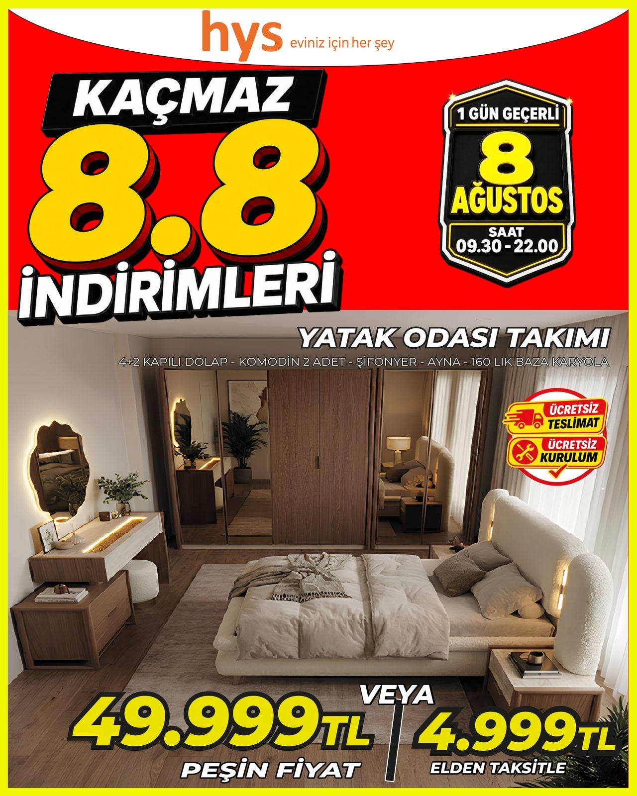 Yatak Odası Takımı Ürün ana görseli