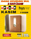 3 Kapılı ve Aynalı Çok Amaçlı Dolap