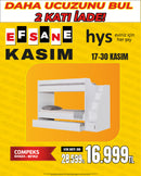 COMPEKS Çocuk Odası Çekmeceli Merdivenli Fonksiyonel Ranza (Beyaz)