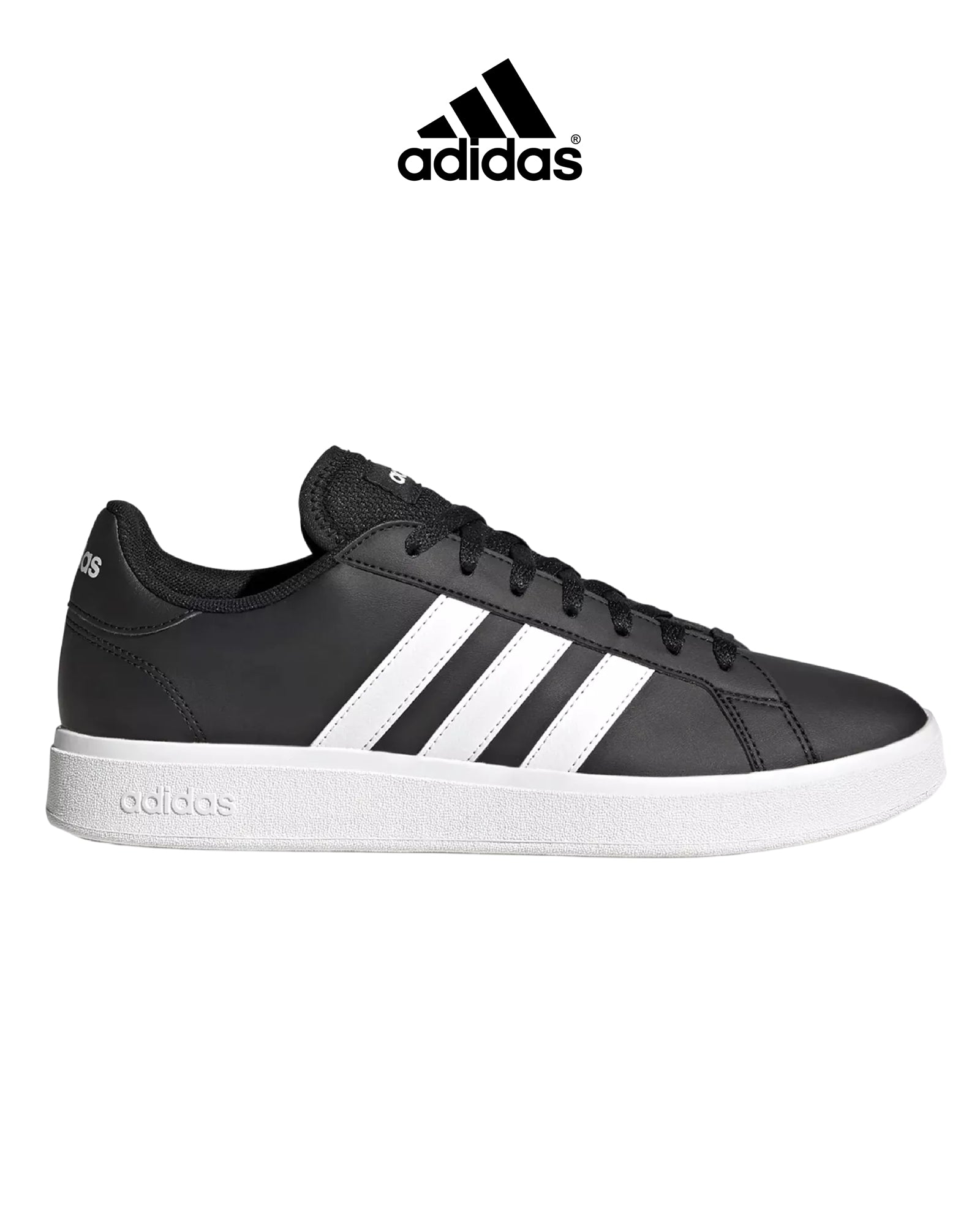 Adidas 26Y Grand Court Base 3.0 HQ0082 Siyah-Beyaz